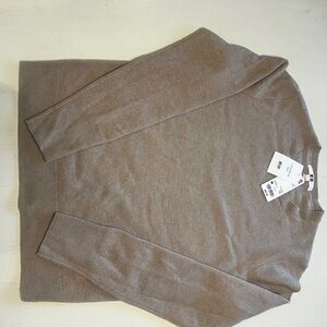 Uniqlo Taupe Cashmere Sweater